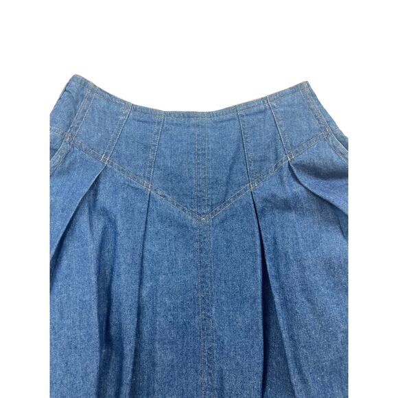 Vintage Sportswear Systems Denim Skirt Size 8 Missy - Picture 2 of 3